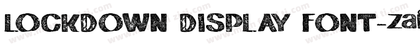 Lockdown Display Font字体转换